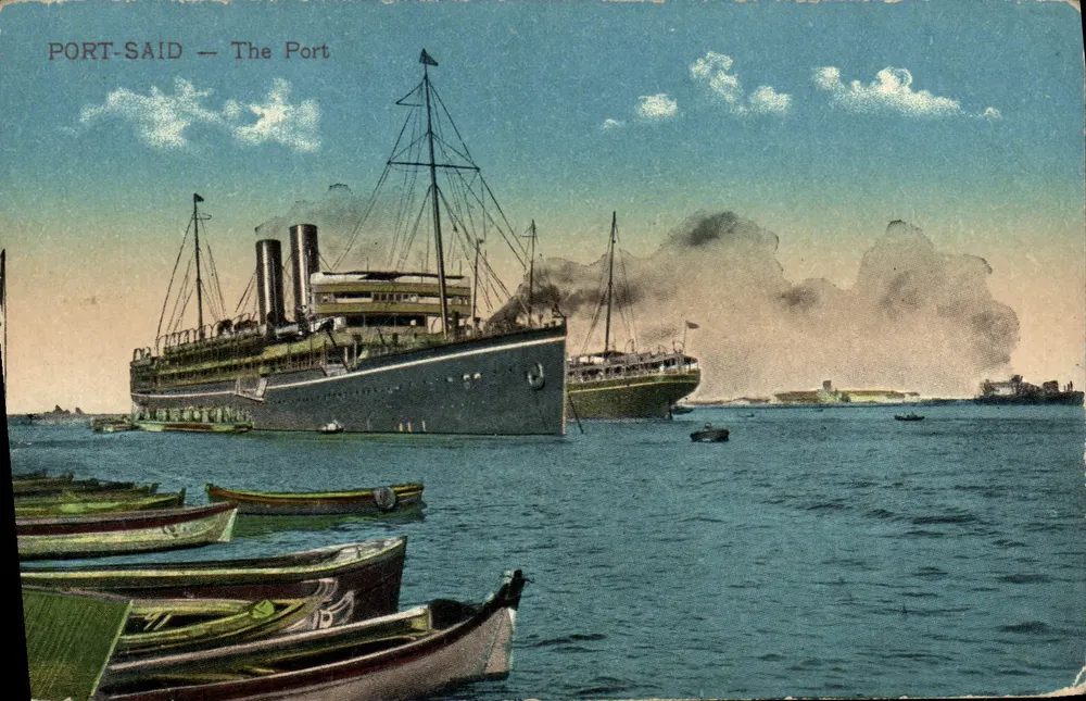 Port-Saïd — Der Hafen — The Cairo Post-Card Trust, Nr. 537 - Vorderseite