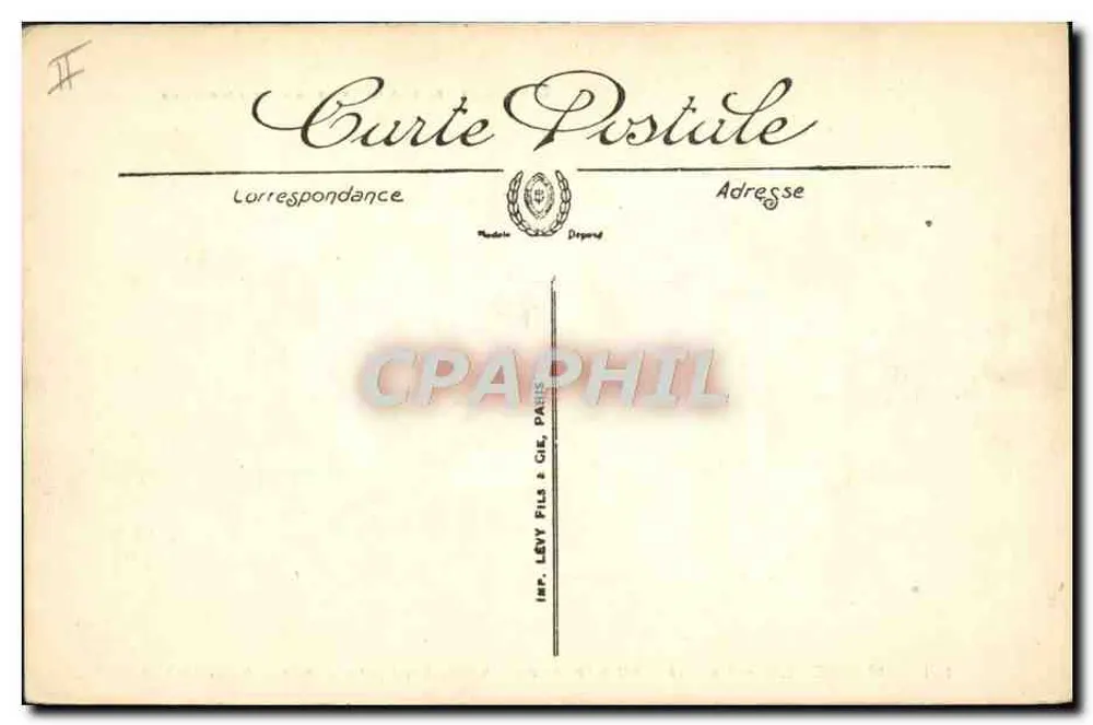 Marseille — Schloss If — Ankunft des Postwagens bei Sturm — LL, Nr. 154 - Rückseite