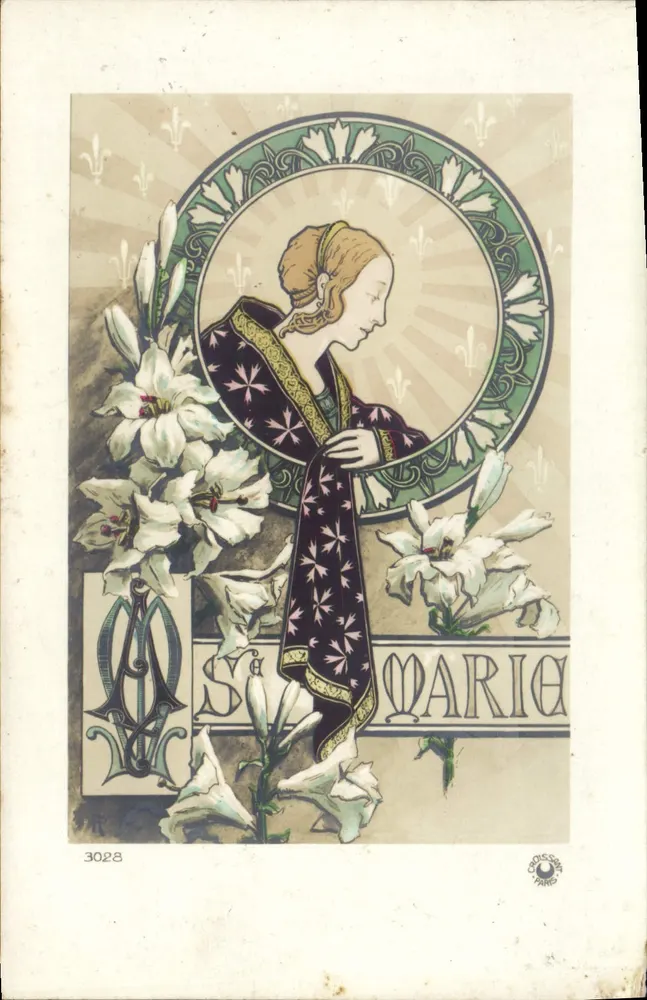 Sainte Marie — Art Nouveau-Illustration — Casson Frères n°3028 - Vorderseite