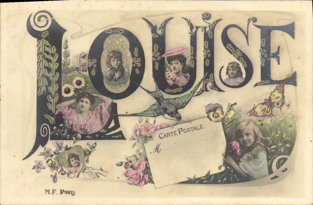 Louise — Ansichtskarte — M.F. Paris - Vorderseite