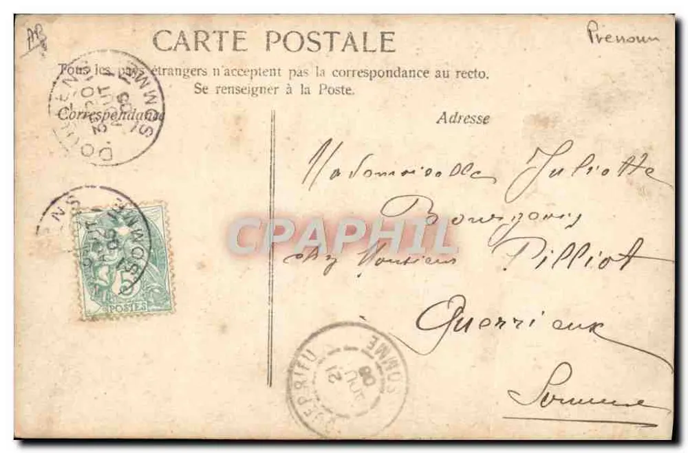 Juliette — Gebrannte Papier, ihr kleiner Keks — AE, Nr. 2033/431 - Rückseite