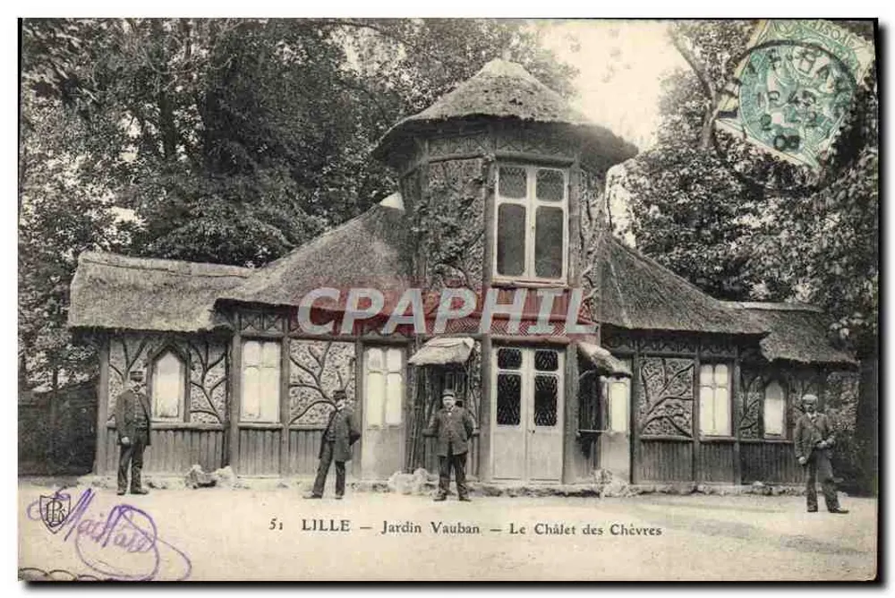 LILLE - Garten Vauban - Das Châlet des Chèvres — Maillard - Vorderseite