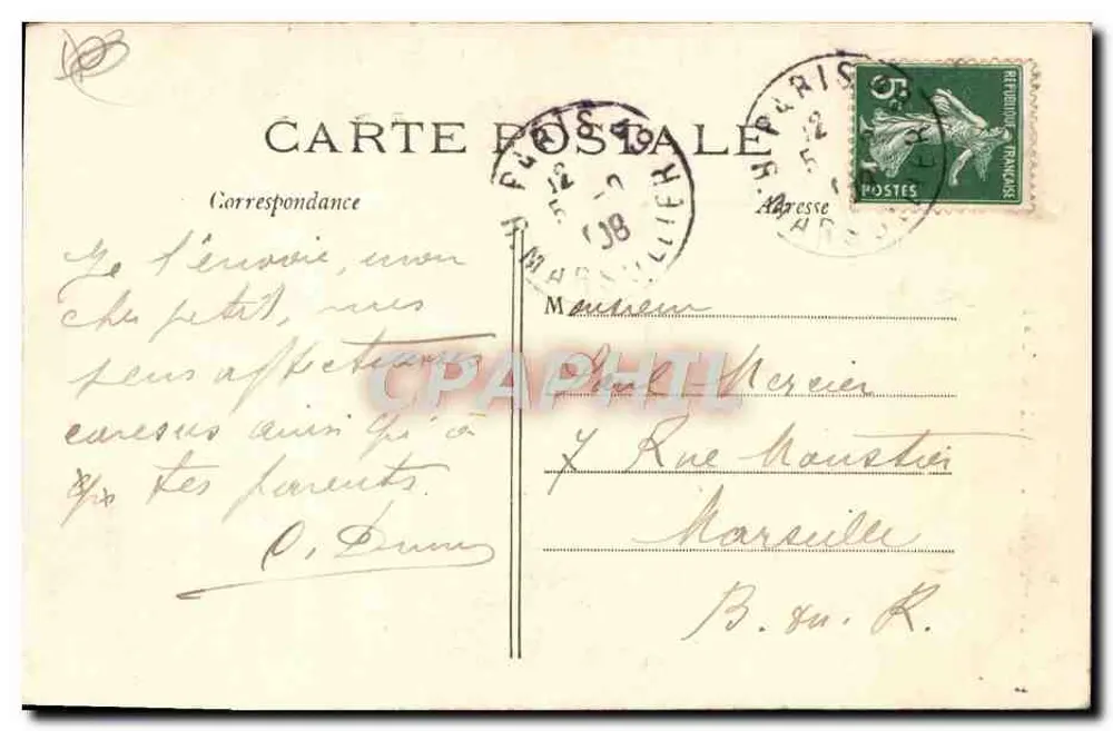 PARIS — Jardin des Plantes — Die Gorillas — J. H. — n° 867 - Rückseite