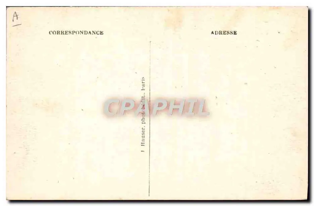 Paris - Jardin des Plantes — L'Éléphant — J. H. - Verso