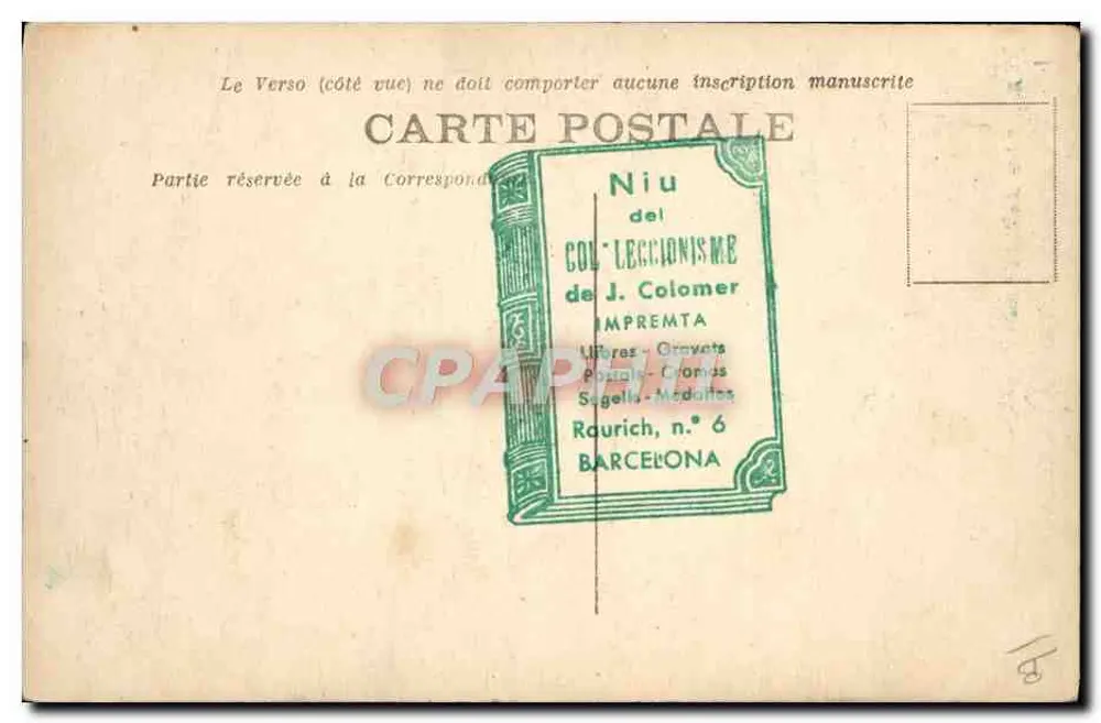 Catalão bebendo à régalade — Amélie-les-Bains — Edit. Salvat, n°2 - Verso