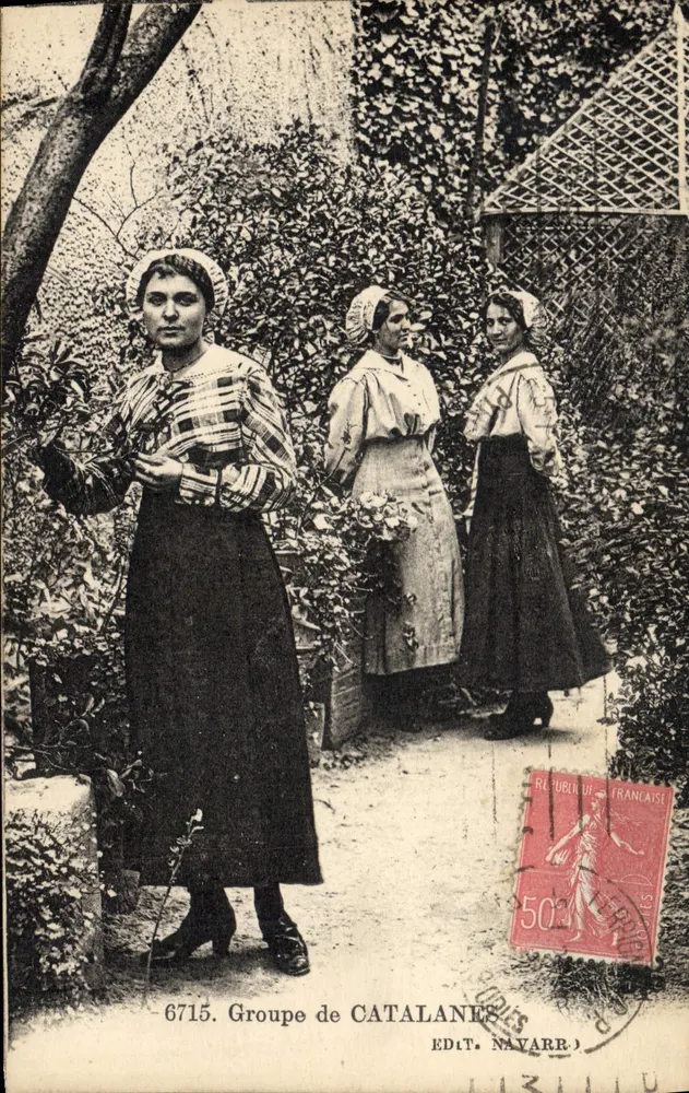 Grupo de CATALANES — Editor Navarré, n° 6715 - Frente