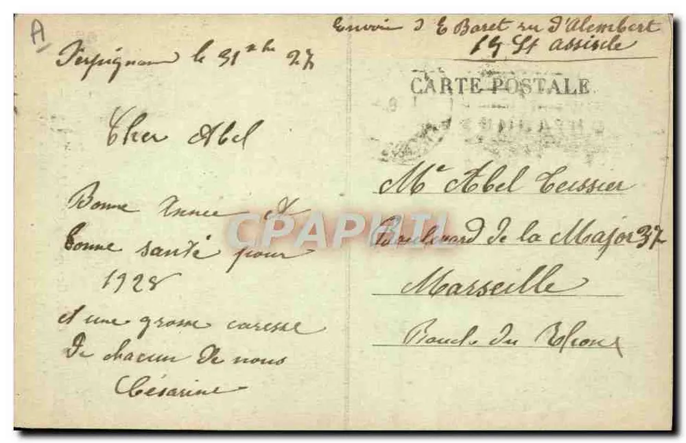 Grupo de CATALANES — Editor Navarré, n° 6715 - Verso