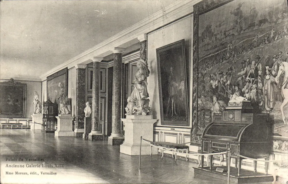 Schloss Versailles — Ehemalige Galerie Louis XIII — Mme Moreau, Verlag, Versailles - Vorderseite