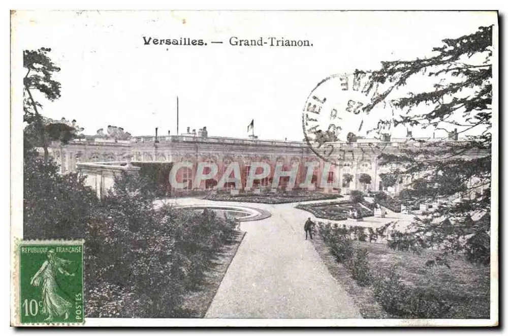 Versailles — Grand Trianon — Editor não identificado, número de série não visível - Frente