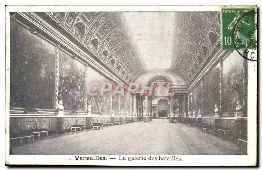 Versailles — A galeria das batalhas — Editor não visível - Frente