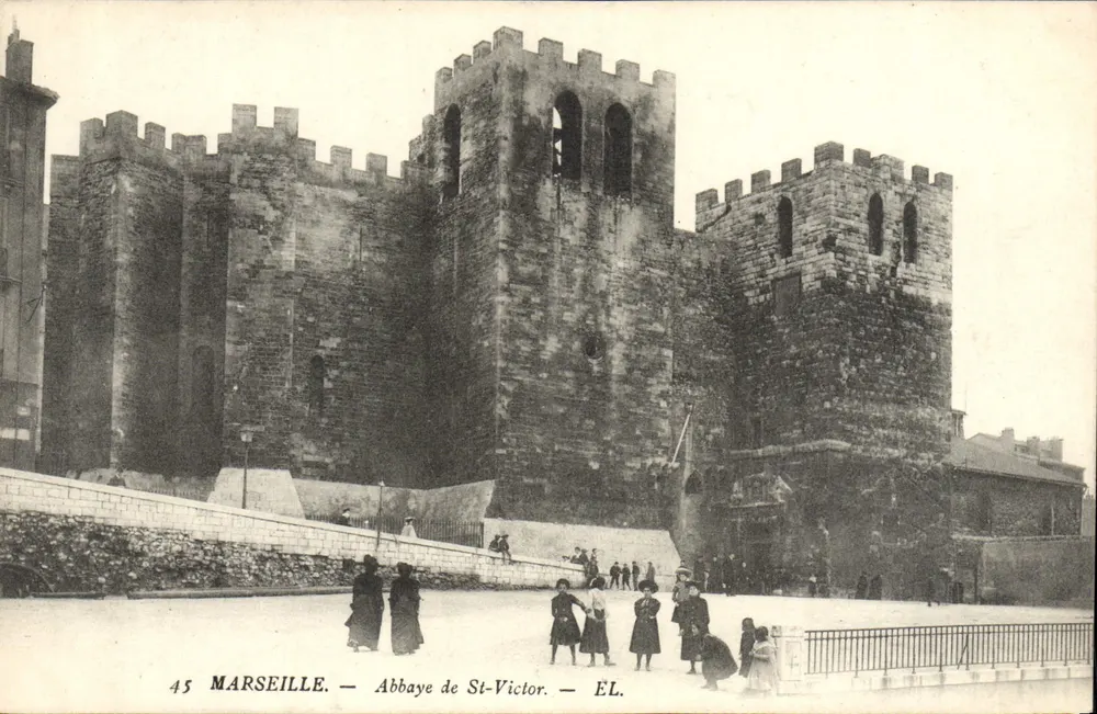 Marselha — Abadia de São Vicente — EL. - Frente