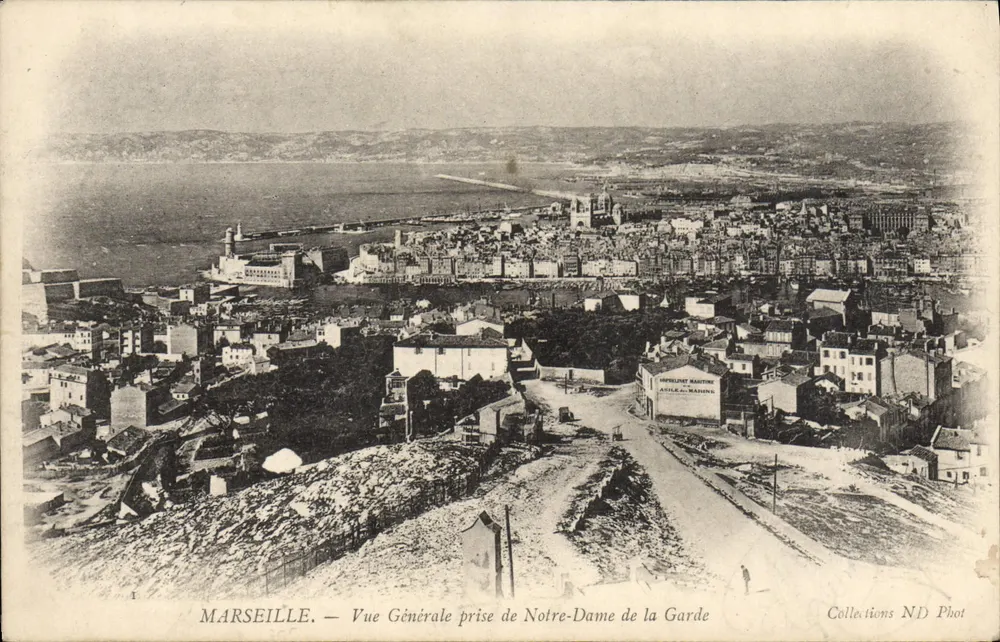 Marseille — Allgemeiner Blick von der Notre-Dame de la Garde — Collections ND Phot - Vorderseite