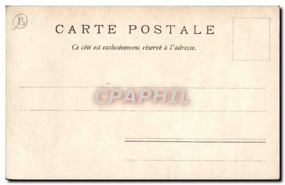 Marselha — Igreja de São Victor — Editor L. Gueda, Marselha, n° 832 - Verso
