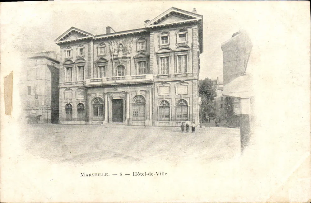 Marseille — Hotel-de-Ville — editor desconhecido, n° 8 - Frente