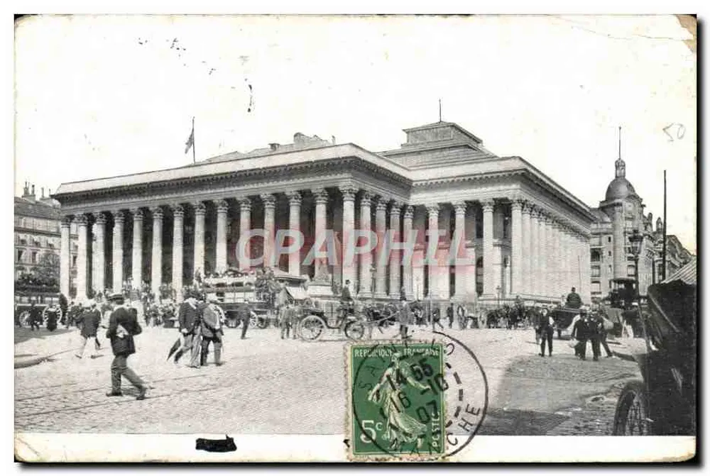 Place de la République — Hôtel de Ville de Paris — éditeur anonyme, n° 50 - Vorderseite