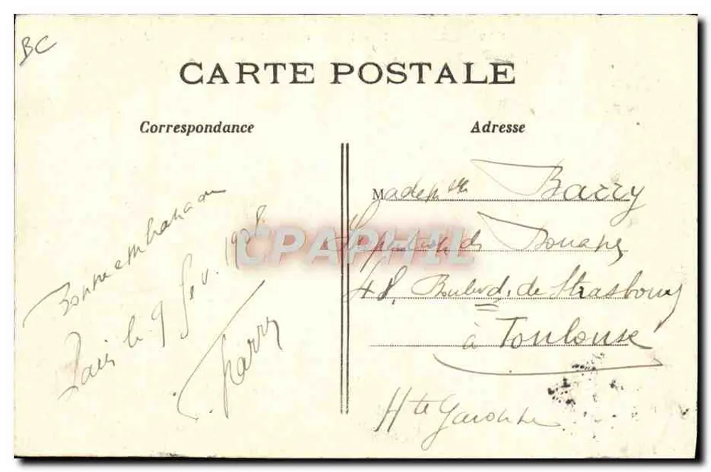 PARIS — Unsere tapferen Invaliden — J.H. - Rückseite