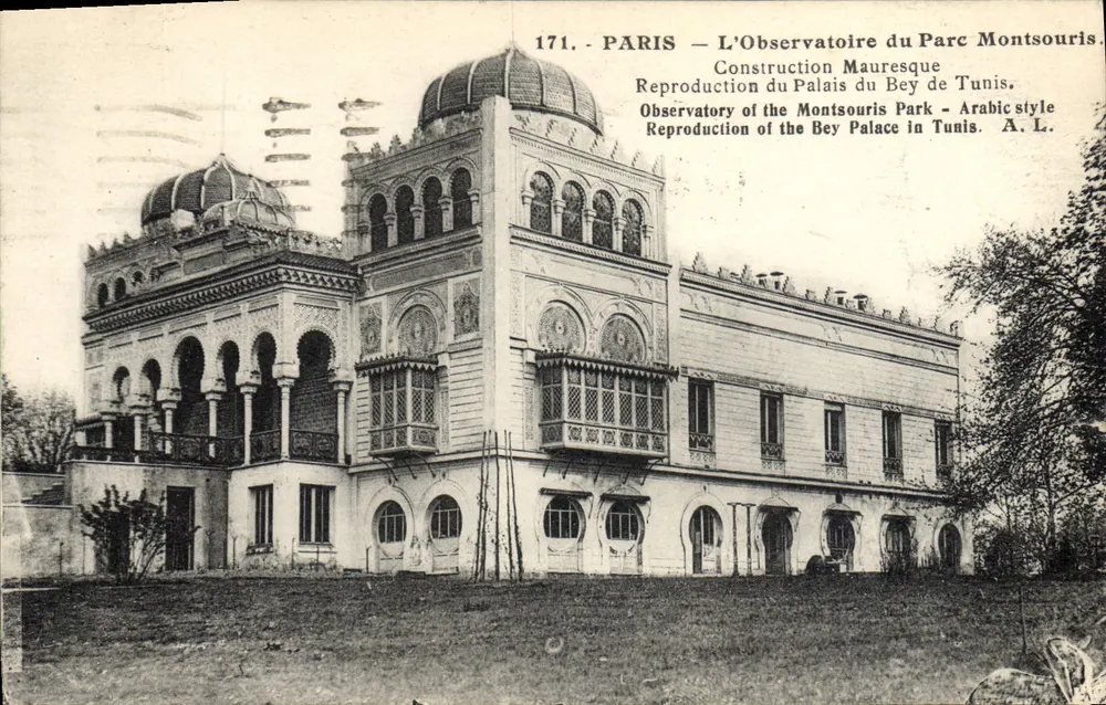 PARIS — Das Observatorium des Parc Montsouris — Mauresk-Stil — A.L. n°171 - Vorderseite