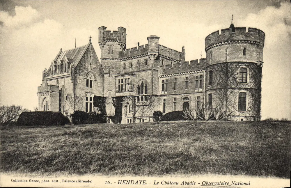 Hendaye - Schloss Abadie - Observatoire National — Collection Gorce, phot. édit., Talence (Gironde) n°16 - Vorderseite