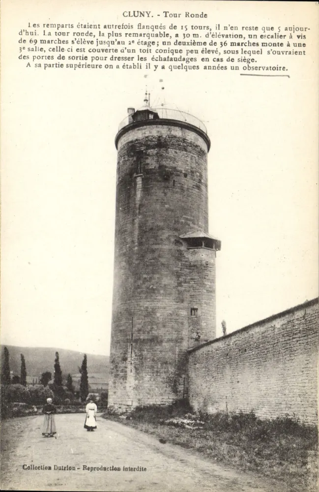 Cluny - Torre Ronde — Colección Durflon - Anverso