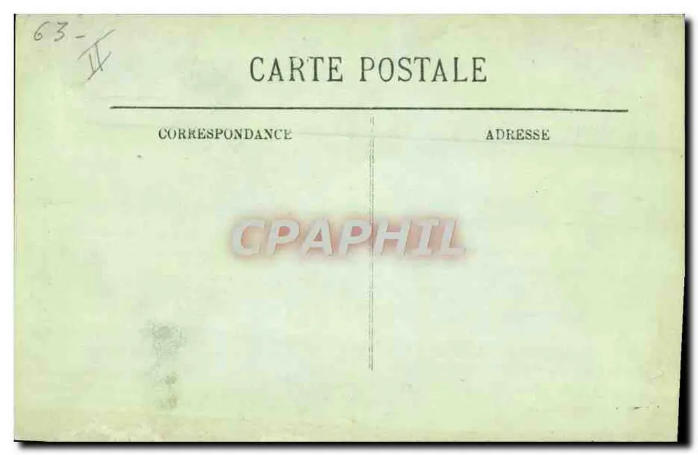 Auvergne — Das Observatorium des Puy de Dôme — LL - Rückseite