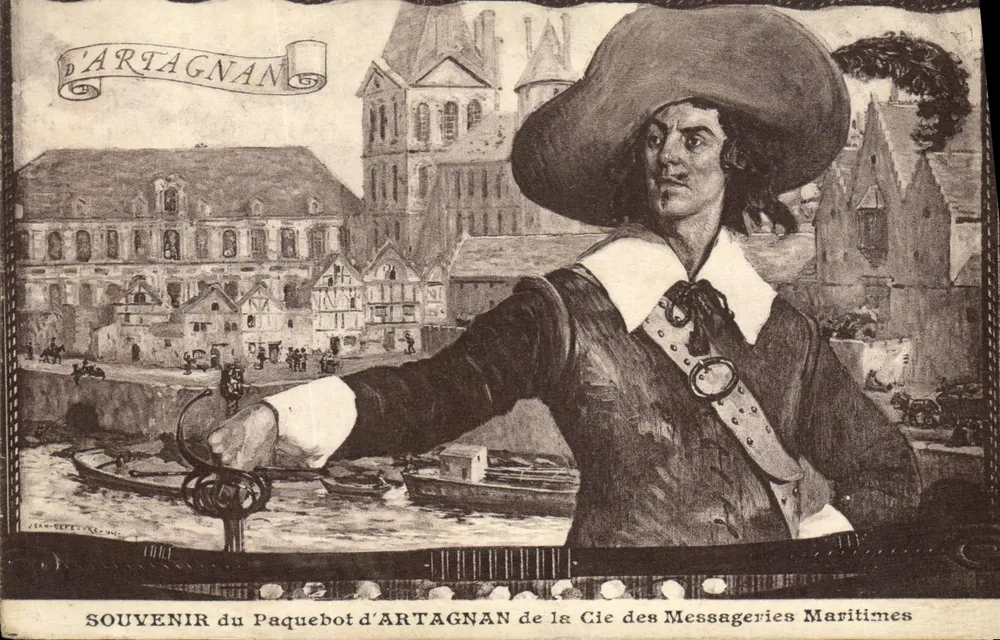 D'Artagnan — Dampfschiff D'Artagnan der Gesellschaft der Seereedereien — Verlag Jean-Georges Allain - Vorderseite