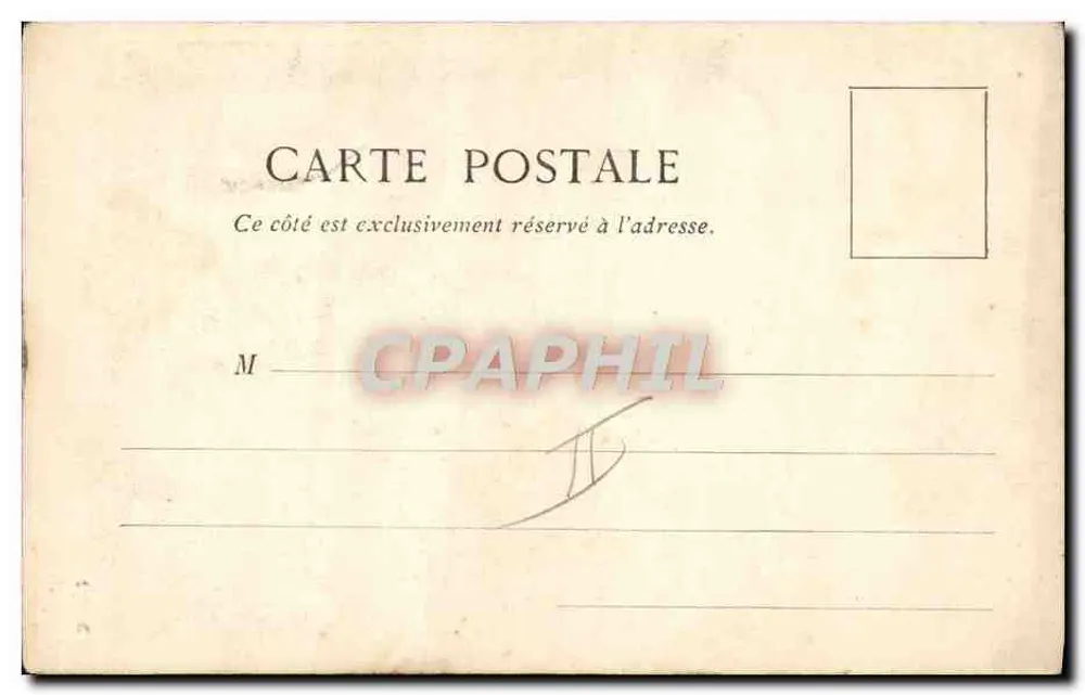 Junge Frau im gestreiften Badeanzug — Strand — M. MANREL, Paris, n° 3133/2 - Rückseite