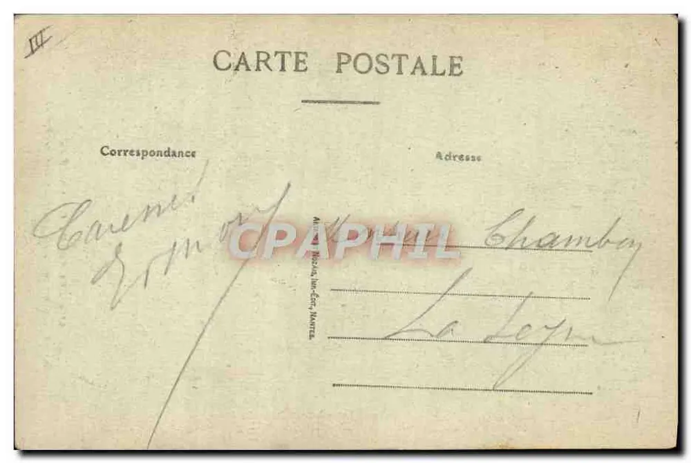 An den Ufern des Ozeans — Strandbild mit Hütten — Verlag nicht sichtbar, Seriennummer 93 - Rückseite