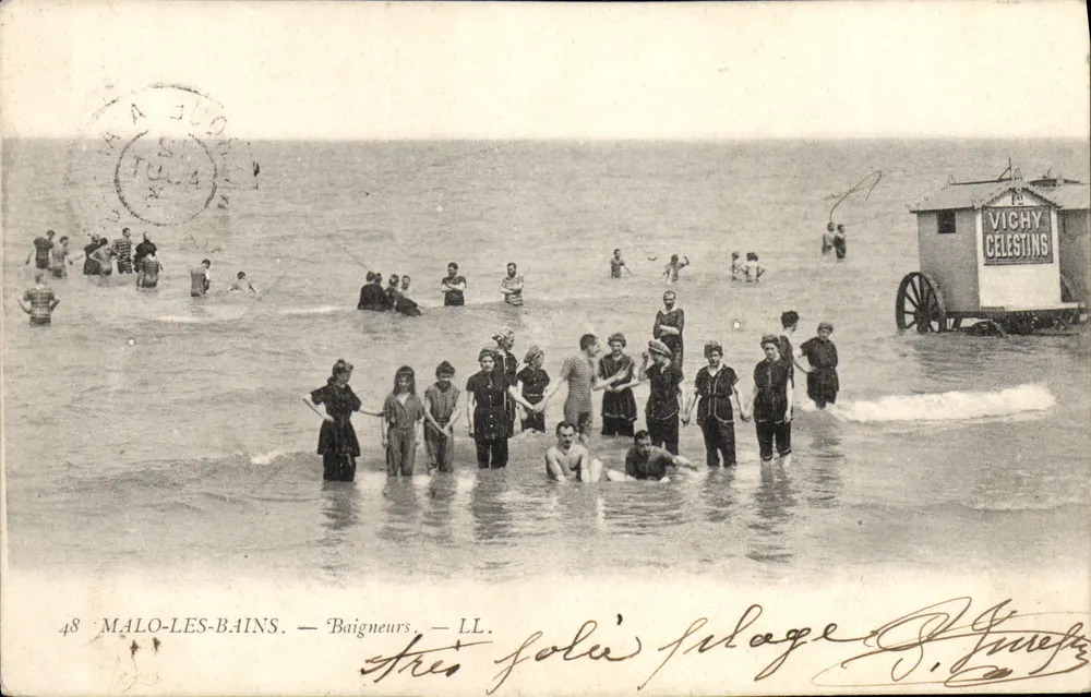 Malo-les-Bains — Baden — LL. — Vichy Célestins - Vorderseite