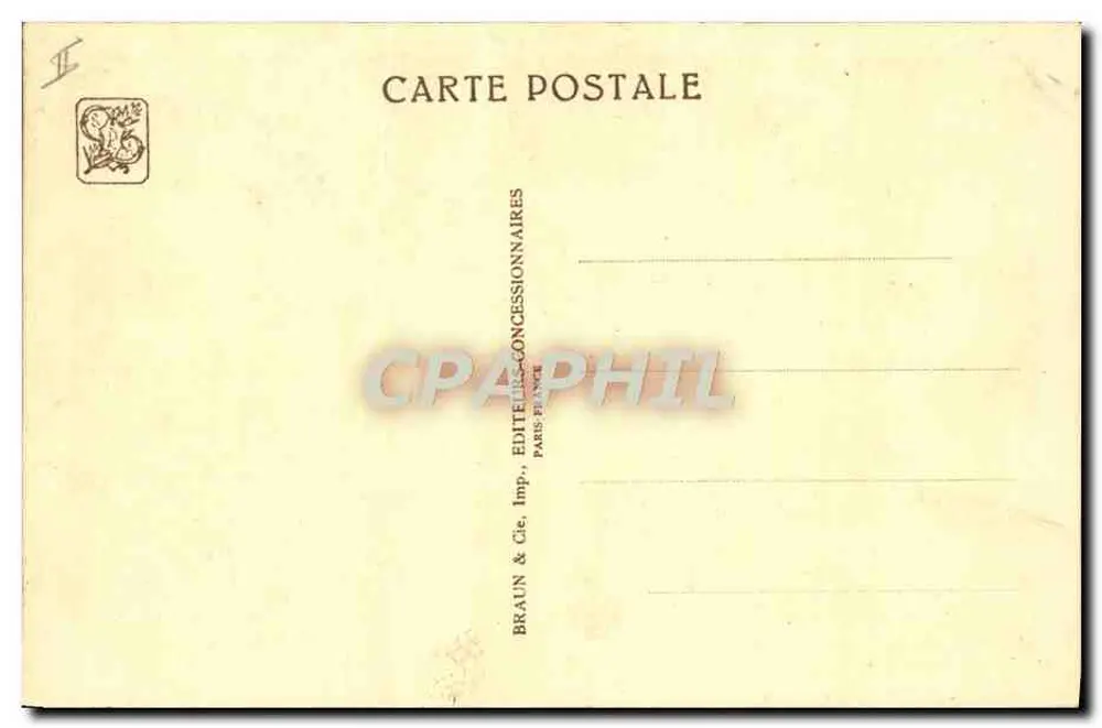 Zoo-Park — Elefant — Internationale Kolonialausstellung — Paris 1931 - Rückseite