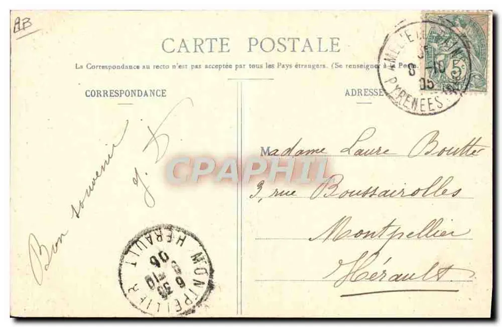 Catalã tecendo de baixo — Amélie-les-Bains (Pyr.-Orient) — F. Salvat, editor - Verso