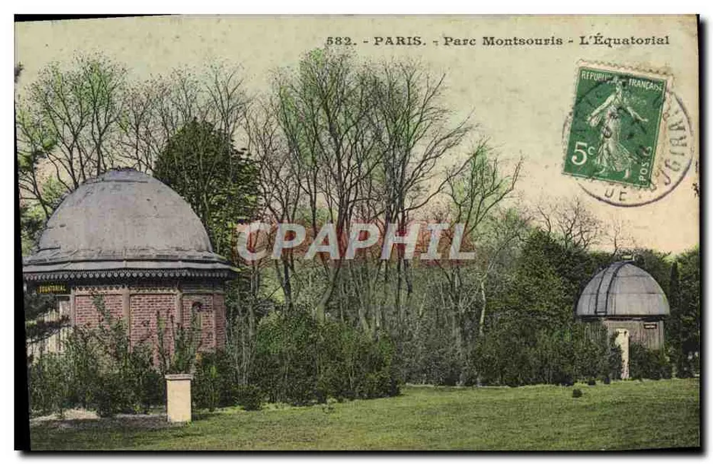 Paris - Parc Montsouris - L'Équatorial — anonymer Verlag, n° 582 - Vorderseite