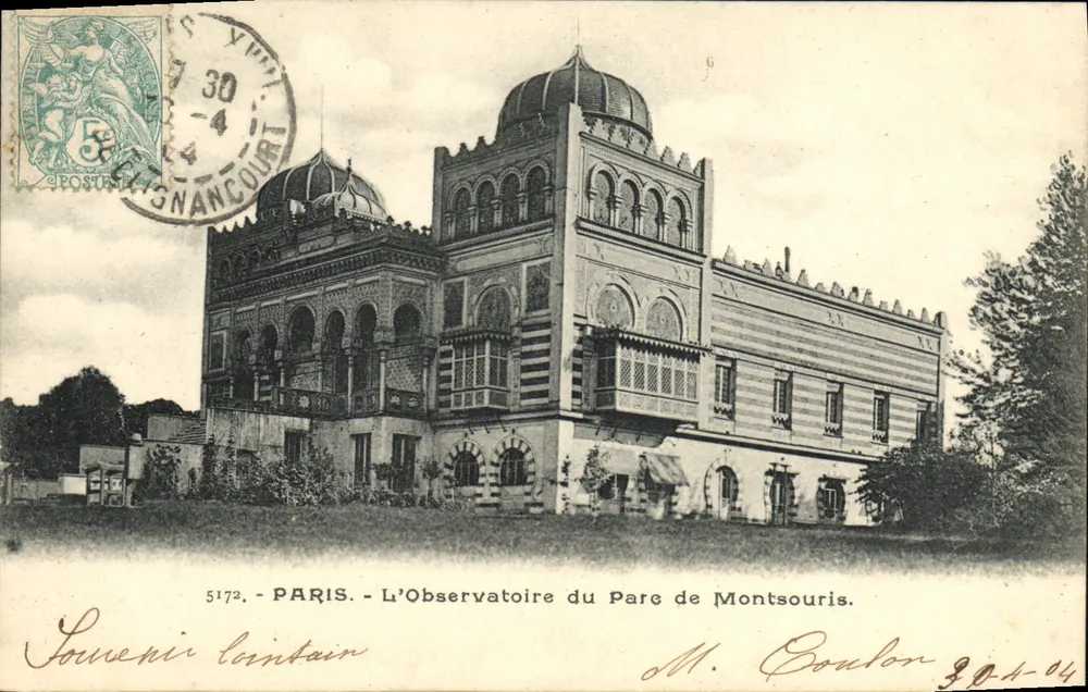 Paris - Das Observatorium im Parc de Montsouris — M. Coulon, Nr. 5172 - Vorderseite