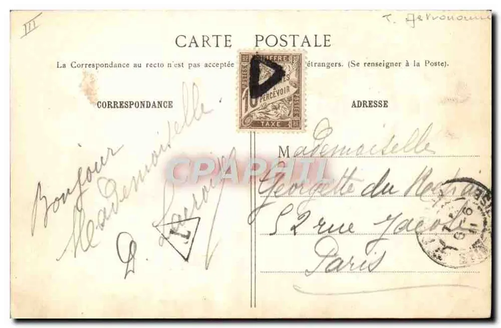 Meudon - O Observatório — G.I. n°2135 - Verso