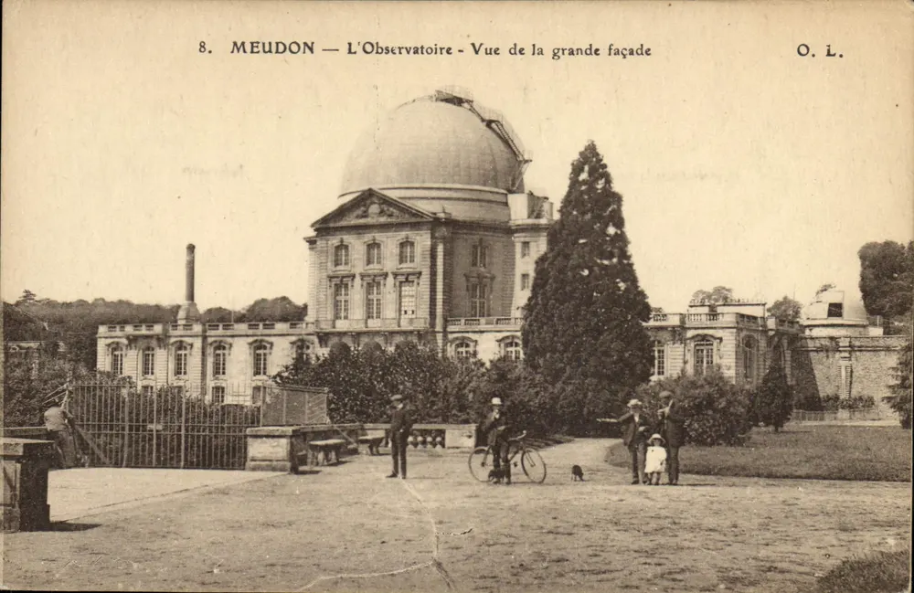 Meudon — Das Observatorium - Blick auf die Hauptfassade — O.L. - Vorderseite