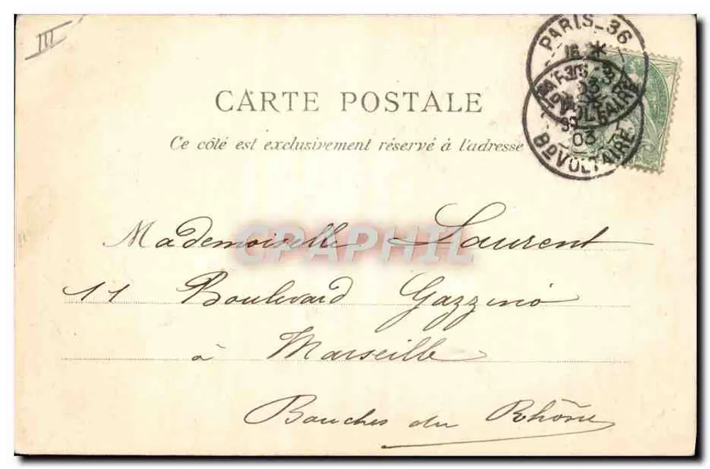 Pavillon des Observatoriums — Paris — Verlag: Paris Montgallet, Nr. 104 - Rückseite