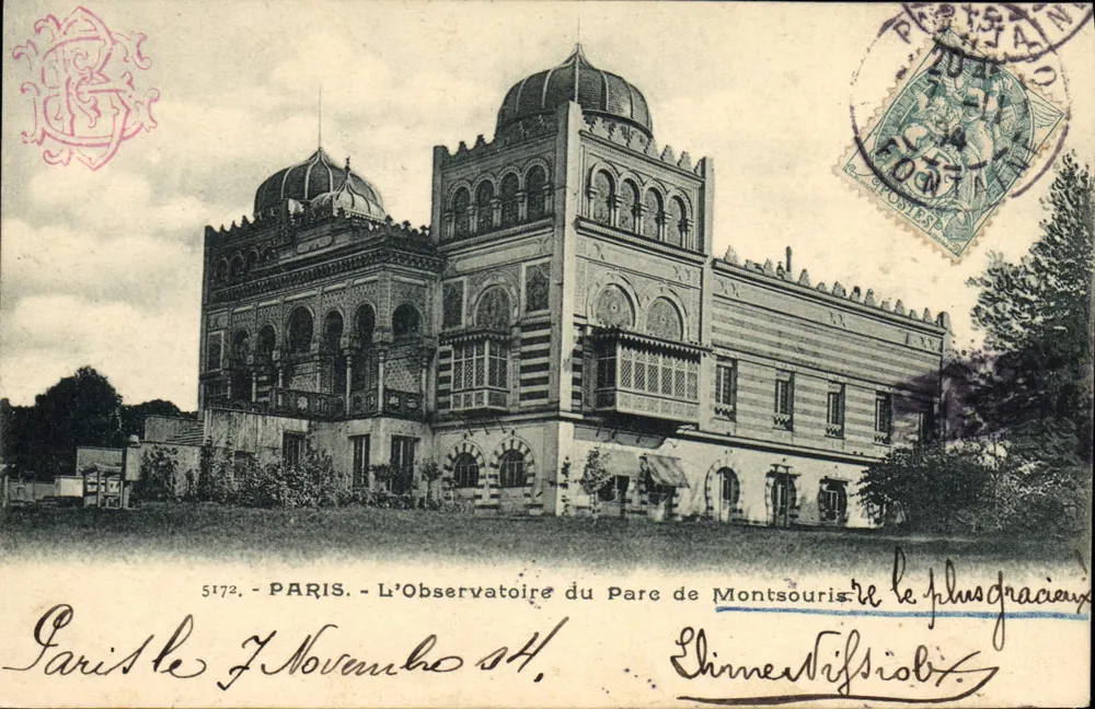 Paris - Das Observatorium im Parc de Montsouris — Verlag G. B. n° 5172 - Vorderseite