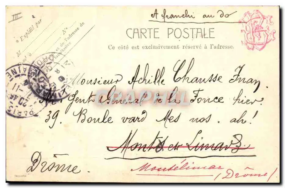 Paris - Das Observatorium im Parc de Montsouris — Verlag G. B. n° 5172 - Rückseite