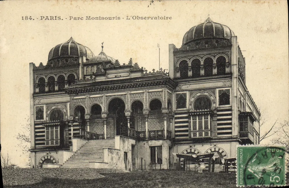 Paris - Parc Montsouris - Das Observatorium — unbekannter Verlag, Nr. 184 - Vorderseite
