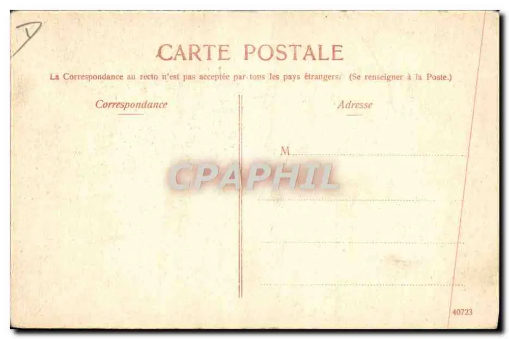 Caricatura de Me Chanot — desenho de B. Blaize — n°40723 - Verso