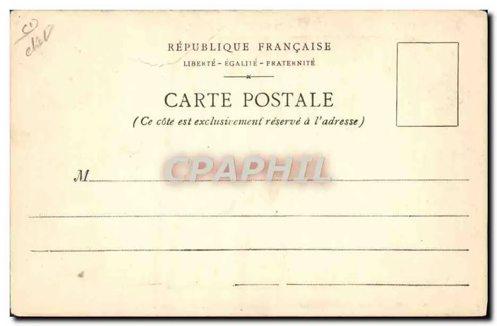 Sturz der Vendôme-Säule — Nr. I — Erinnerung an den Sozialistischen Kongress von 1900 — Kupferstich aus dem Almanach de la Question sociale für 1911 - Rückseite
