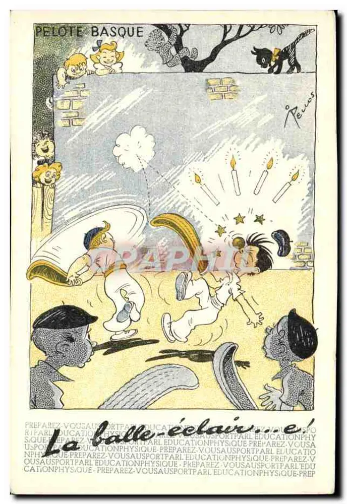 ला फैले-एक्लेर — पेलोटे बास्क — एडिशन्स डी ल'एजुकेशन जेनेरल अक्स स्पोर्ट्स - आगे