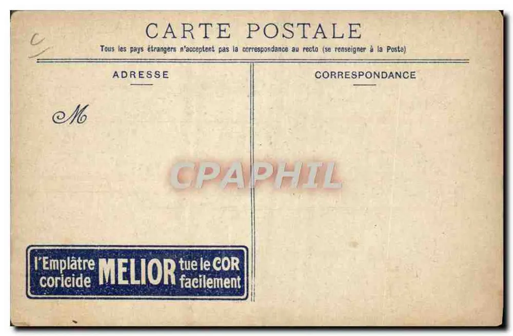 Sport. XVI — Fußball — Moul lot - Marseille - Rückseite