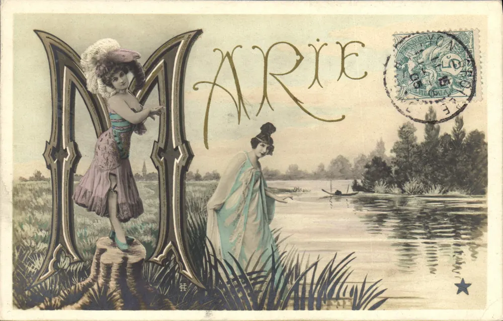 Marie — Illustrierte Karte — Verleger 'Étoile' - Vorderseite