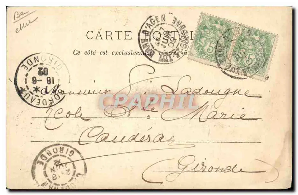 Die Riesenartisten bei Barnum & Bailey — Erinnerung an Barnum und Bailey, Nr. 7 — Imp. Comm. Frères, Paris - Rückseite