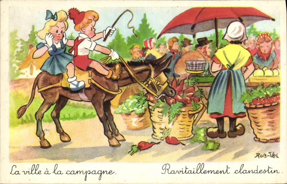 Die Stadt auf dem Lande — Geheime Versorgung — Rob-Vel - Vorderseite