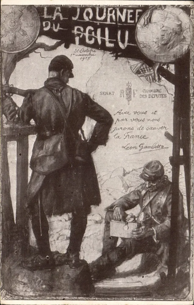 Tage des Poilu — 31. Oktober - 1. November 1915 — Editions du Poilu, n° 88988 - Vorderseite
