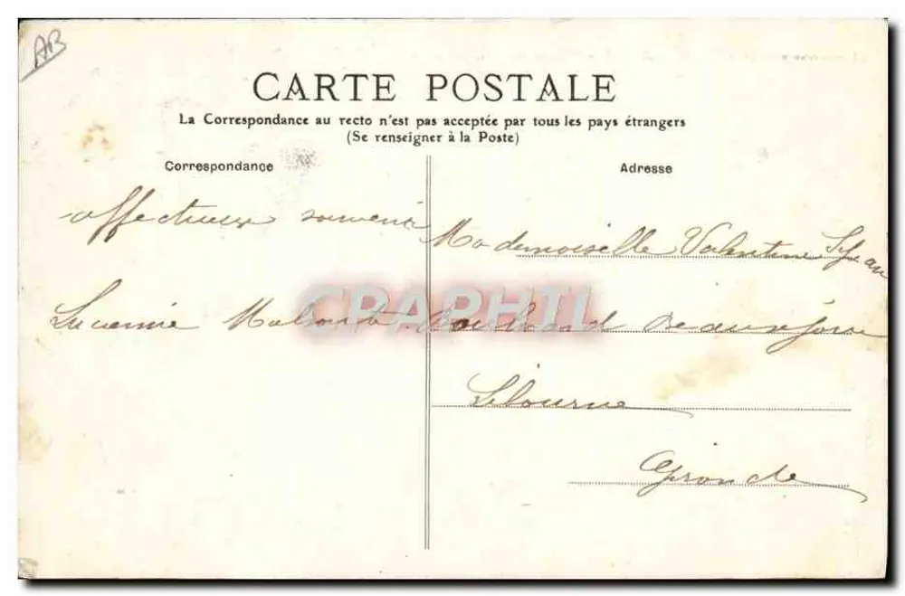 Umgebung von SALIES-de-BÉARN — Gruppe von Montagnards — Galerie Salabert - Rückseite