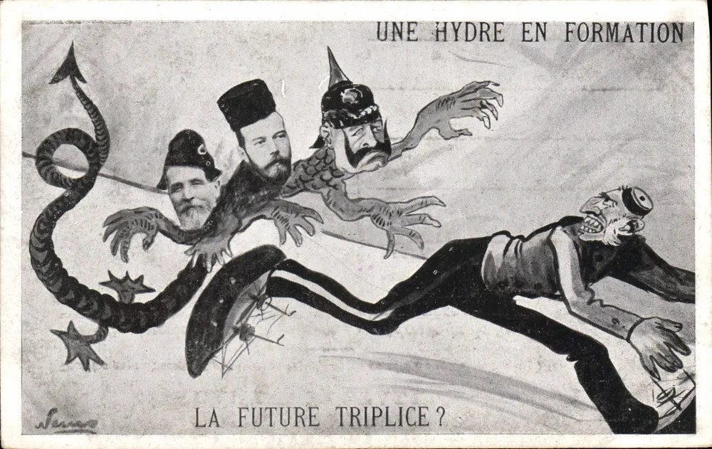 Eine Hydre in Formation — Die zukünftige Dreifachallianz? — Signiert Sennar - Vorderseite