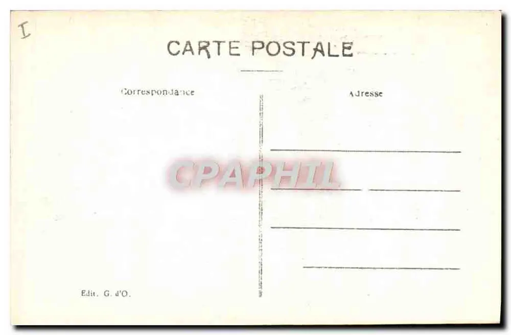 Gipfel des PUY DE DOME — Das Observatorium — Edit. G. d'O. - Rückseite