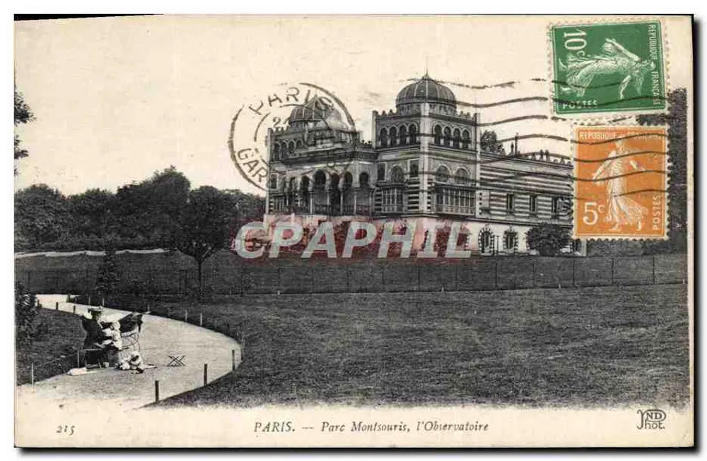 Paris — Parc Montsouris, das Observatorium — JND, Nr. 215 - Vorderseite